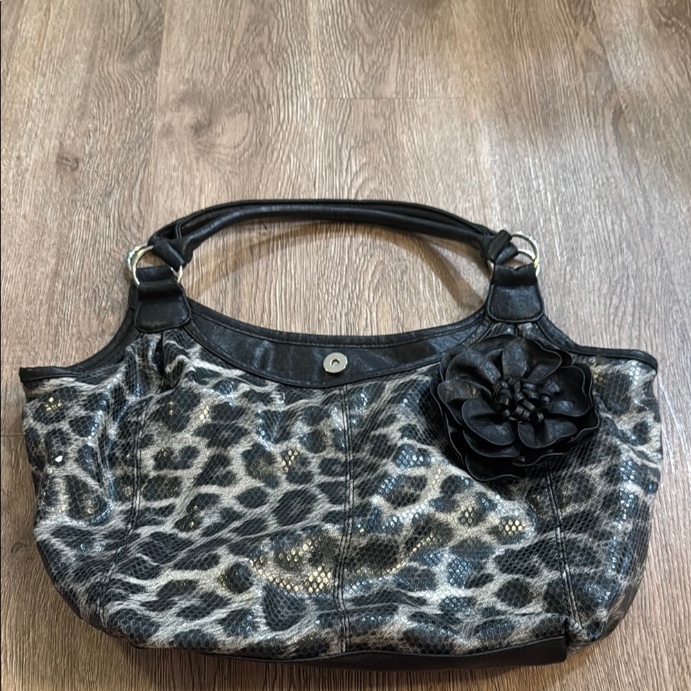 Stylish Black and Gray Women's Bag